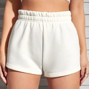 White Sweat Shorts